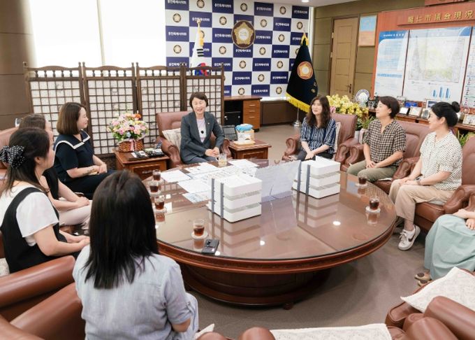 용인특례시의회 유진선 의장, 소통 간담회 개최