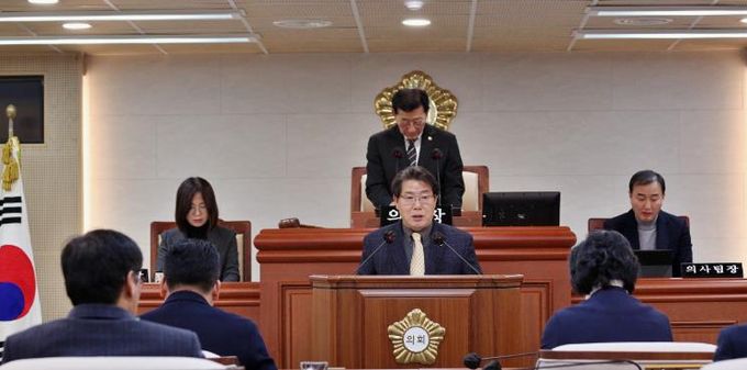 장수군의회 한국희 의원, 5분 자유발언