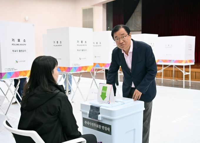 이현재 하남시장, 제21대 대선 사전투표