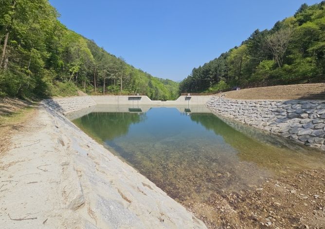 강원특별자치도 인제군 다목적 사방댐.