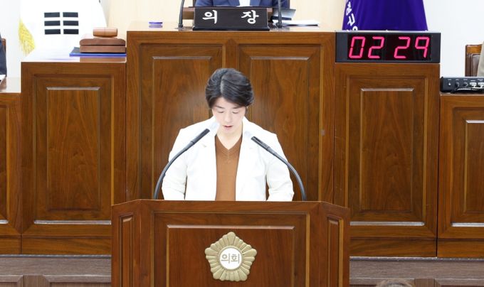 조준영의원 5분자유발언