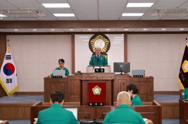 제291회 합천군의회 임시회 개회