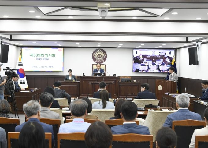 제339회 동두천시의회 임시회 개회